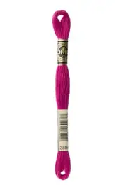 DMC - Color # 3804 - (Bengal Rose) -- Embroidery Floss -- Per Skein