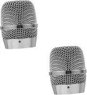 ERINGOGO 2pcs Bbs666 Wireless Microphone Mesh Pop Filter Metal Grille Replacement Parts