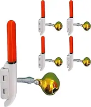Small Glow Sticks | Alarm Bell Glow Lamp - Luminous Fishing Aid Alarms Set of 5 for Night Visibility Enhancement for Outdoor Activities