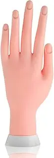 Daseeme Nail Practice Training Bendable Practice Hand Fake Hand Nail Art Practice Finger Flexible Movable Fake Finger