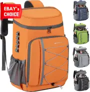 Cooler Backpack 35 Can Leakproof Insulated Soft Bag for Camping Beach Hiking