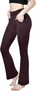 [SINOPHANT] Flare Leggings for Women, High Waisted Flared Leggings with Pockets for Women Bootcut Casual Workout Yoga Pants