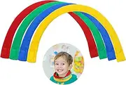 4 Pieces Chew Necklaces Cloth Chew Necklaces Chewing Necklace Sensory Bands Terry Cloth Teething Chew Necklace Durable and Absorbent Alternative to Chewing Clothing for Boys Girls, Reusable, Washable