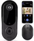 Doorbell Camera Wireless Wifi Video Doorbell with Chime, Two-Way Audio