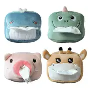 Car Tissue Box Cartoon Tissue Cover for Car Backseat Facial Tissues Organizer