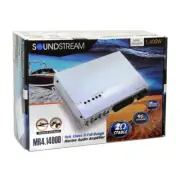 SOUNDSTREAM MR4.1400D 4-CHANNEL 1400W COMPONENT SPEAKERS MARINE BOAT AMPLIFIER