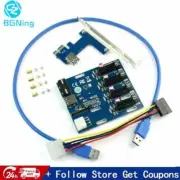 Riser Card PCIe 1 to 4 PCI Express 1X Slot Multiplier Card Mini ITX to 4 PCI-e