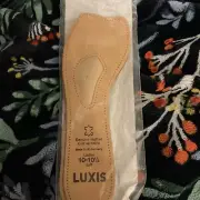 NIP Ladies LUXIS Genuine Leather Shoe Inserts LADIES Size 10-10 1/2