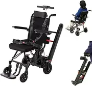 Electric Stair Climbing Wheelchair, Lightweight Folding Stair Lift Wheelchair, Stair Climbing and Descending Stairs for the Elderly Disabled, 150Kg Bearing