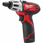 Milwaukee 2401-22 M12 1/4" Cordless Screwdriver Kit built-in LED variable speed