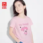 優衣庫 UNIQLO KIDS/GIRLS (UT) SANRIO 印花T恤(短袖三麗鷗親子) 464085