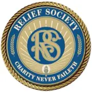 Relief Society Medallion for Box Cremation Urn/Flag Case - 3 Inch Diameter