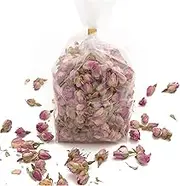 100 g Pink Rose Buds and Rose Petals Dried Pot Pourri Scented Cushion Filling and Room Fragrance Diffuser Dried Flowers Pink Decoration