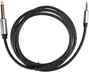 Headphone Adapter, 6.5mm to 3.5mm Stereo Audio Adapter for Amplifiers, Guitar, Piano, Home Theater Devices, 5.9ft 3.5mm to 6.5mm Audio Cable for Phone, Laptop, Headphones (1.8M)