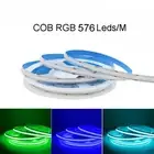 CCT RGB RGBW RGBCCT COB LED Strip Light High Density Flex FCOB LED Tape Light Di