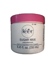 Veet Sugar Wax Hair Remover Essential Oils & Floral Vanilla Fragrance