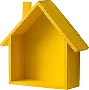 Wooden Box House Shape | Shelf Box House Shape | Wall Shelves In House Shape | Wooden Display Box House | Wall Decoration Children's Room Shelf For Stylish Storage Presentation Of Toys Decoration