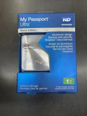 WD 1TB My Passport Ultra HDD Metal WDBTYH0010BSL-NESN USB3.0 New