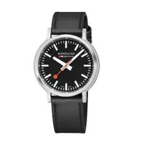 在飛比找PChome24h購物優惠-Mondaine 瑞士國鐵stop2go 男士腕錶 – 黑面