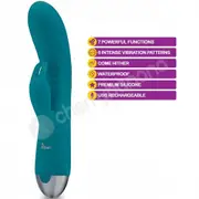 Viben Alluring Blue 8 Function Come Hither Motion Rabbit Vibrator