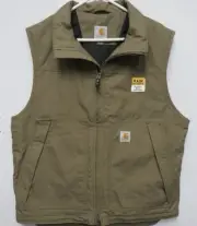 Carhartt Men's Jefferson Quick Duck Vest Large Insulated