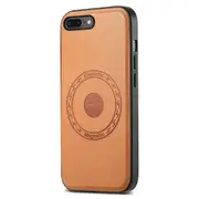 DENIOR For iPhone 7 Plus/8 Plus Phone Case Compatible with MagSafe Cowhide Texture