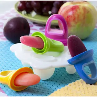【5折現貨出清】Nuby 鮮果園系列 蔬果好冰棒 冰冰好滋味 冰棒模 1組(4入)