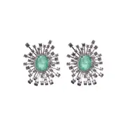 Veile Studios Fireworks Sparkling Hollow Zircon Copper For Various Occasions Earrings