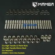 SNCM439 Exhaust Manifold Stud Mitsubishi EVO 1~9 4G63T 1G 2G Eclipse Talon DSM