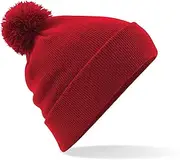 [Beechfield] Unisex Original Pom Pom Winter Beanie Hat (UK Size: One Size) (Classic Red)
