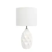 Jeremiah Glossy Ivory Table Lamp
