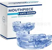 Anti Snore Mouthguard, Adjustable Anti Snoring Device Reusable, Mouth Guard for Teeth Grinding for Man/Women (Blue)