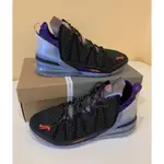 KYLIAN MBAPPE X NIKE LEBRON 18 "THECHSEN2"DB7644-001黑藍紫 慢跑鞋