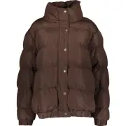 BRAVE SOUL Chocolate Brown Padded Jacket - UK 24