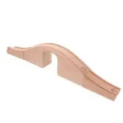 Wooden Train Bridge Plaything Train Scene Layout Railway Expansion Accessory