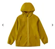 Kids Durable Water Repellent Muddy Junior Shell Jacket Yellow FieldCore Workman