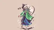 Anime yukata touhou Playmat Gaming Mat