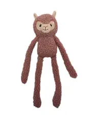 Bark-A-Boo Winter Woodland Crinkle Long Limbs Llama Dog Toy - Large