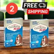 2 x Elanco Comfortis Plus Fleas Heartwormer & Worms Large Dog Treatment | 1 pack