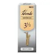 D'addario Rico Hemke Baritone Saxophone Reeds Strength 3 1/2 Box of 5 Reeds
