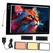 Rechargeable A3 Light Pad, 3-Color Light Setting Diamond Painting LED Light