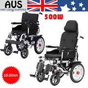 Electric Wheelchair Folding Powerful Dual Motor Electric Wheelchair for Adults