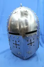 Medieval Knights Crusader Armour Helmet Replica Collectible Helmet