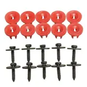 Cover Kits Clips Protect Screw 20PCS Engine Undertray Clip Bottom Screws