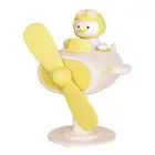 Mini Desktop Fan Cartoon Duck Shape Air Cooling Fan Mute 5V 1W for Home Computer