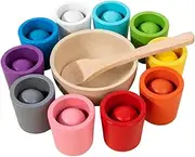 Toy Counting & Sorting - Math Learning Set for Preschoolers, Colour Identification and Assignment Game | Learning Toys, Fine Motor Skills