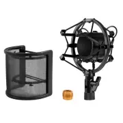 Microphone Shock Mount with Microphone Windscreen Suspension Shock Mount5240