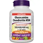 Webber Naturals Glucosamine Chondroitin MSM 500/400/400 mg - 120 Tablets