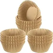 uxcell 300 Count Cupcake Liners Nature Cupcake Cups Standard Size Muffins Liners Papers Baking Cups Wrappers Greaseproof for Party Wedding Birthday