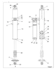 Polaris Piston Assembly, Genuine OEM Part 1800991, Qty 1